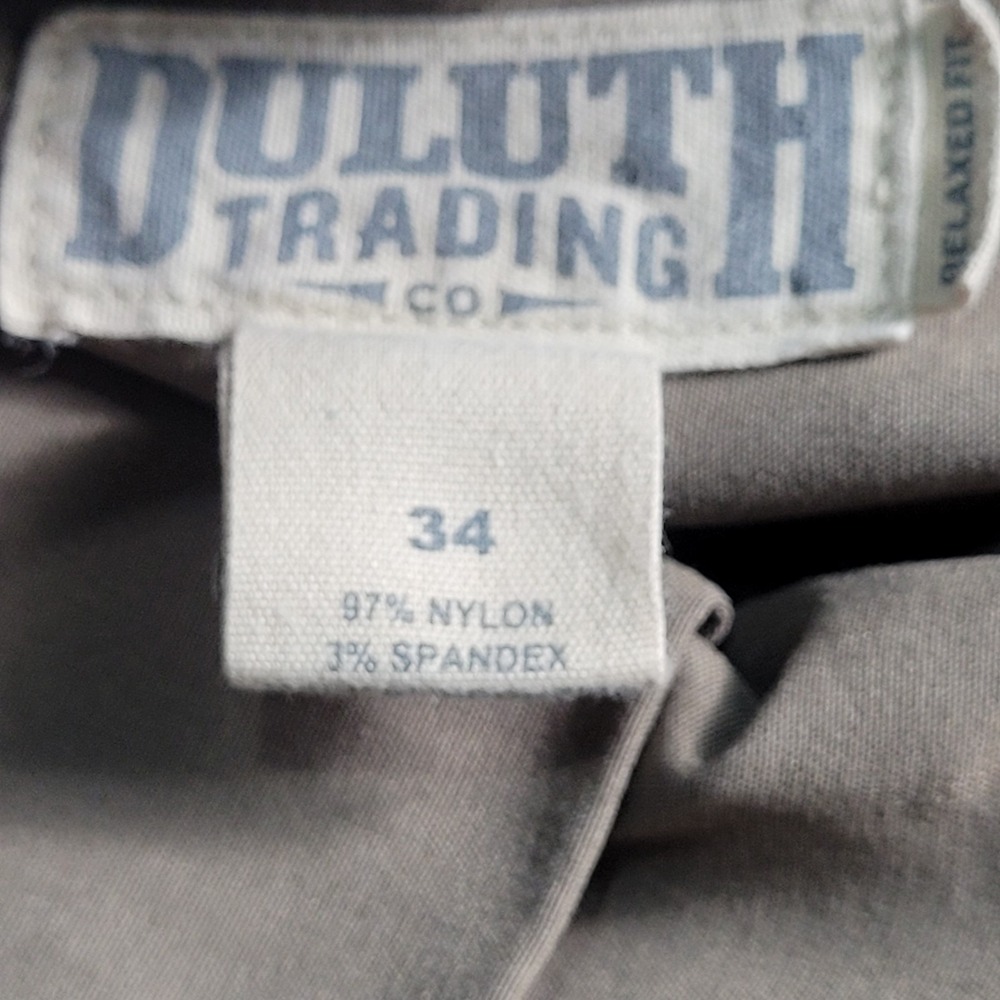 Duluth Trading Flex Dry on the Fly Shorts Mens 34 Brown Excellent Hiking Utility - Picture 4 of 11